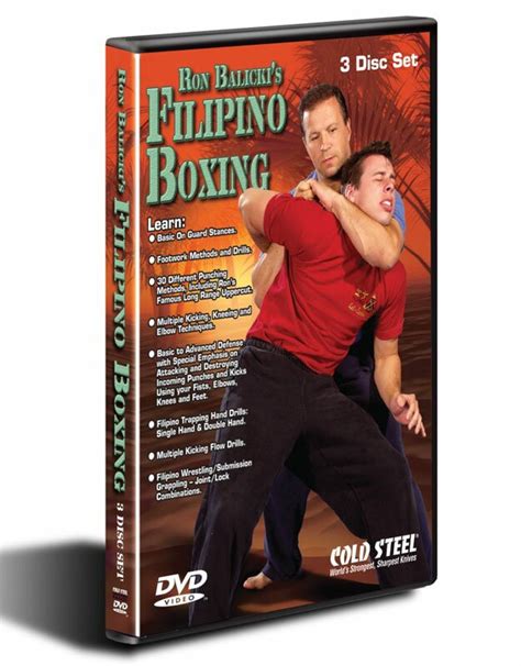 cold steel filipino boxing|Cold Steel Ron Balicki's Filipino Boxing DVD VDFB.